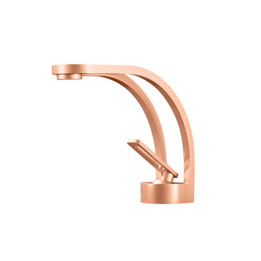 Fontana Zollino Voguish 1.5 GPM Single Handle Deck Mounted Rose Gold Sink Faucet