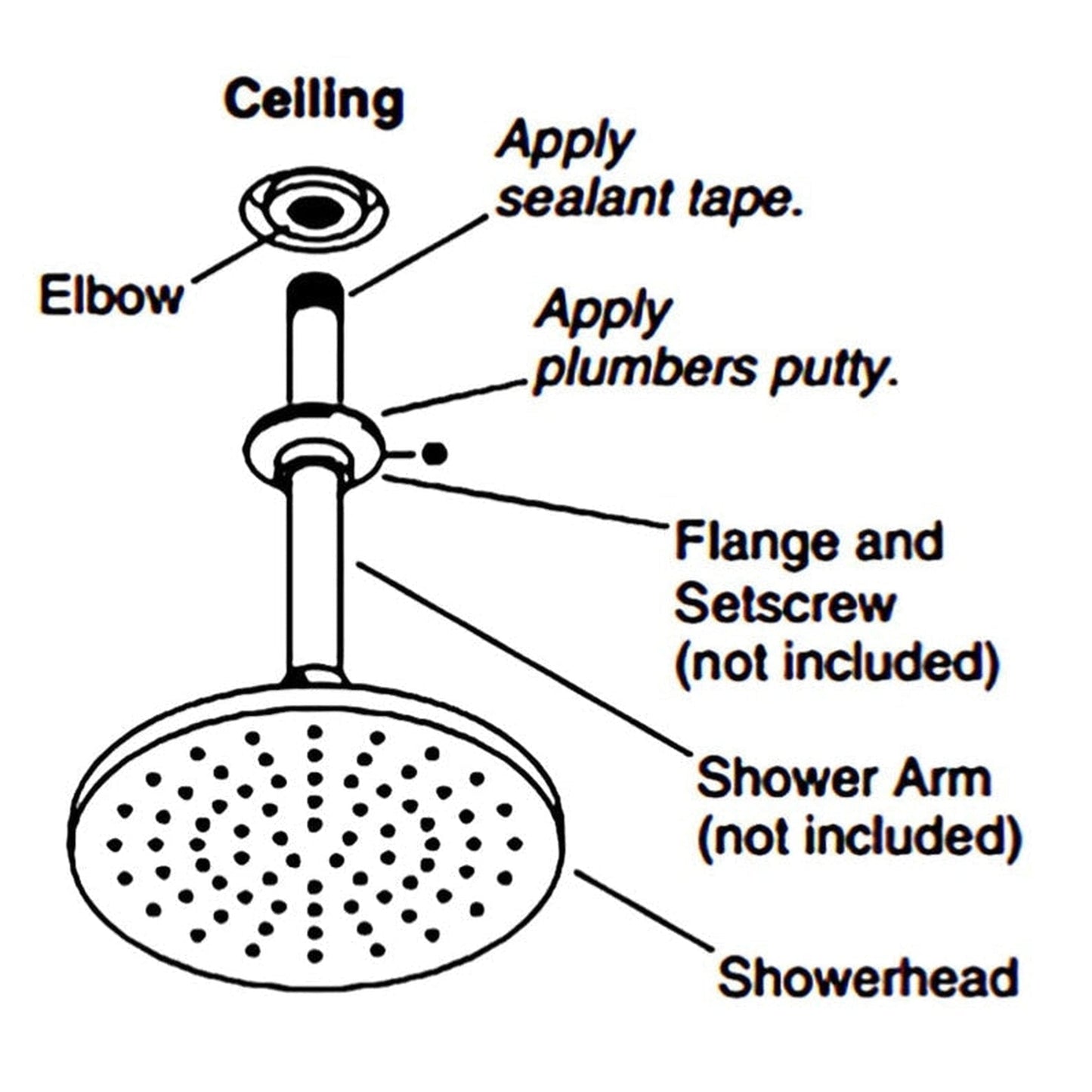 FontanaShowers Atlantic Creative Luxury 16" Large Chrome Round Ceiling Mounted Massage Shower System With Water Powered LED Lights, 6-Jet Body Sprays and Hand Shower