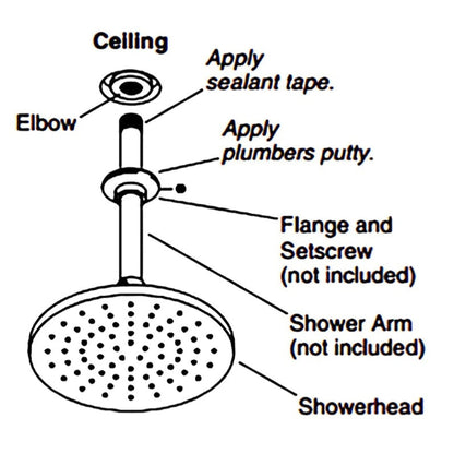 FontanaShowers Atlantic Creative Luxury 20" Large Chrome Round Ceiling Mounted Massage Shower System With Water Powered LED Lights, 6-Jet Body Sprays and Hand Shower