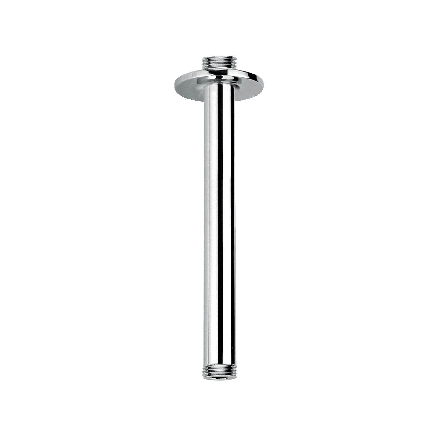 Fortis 5074406PC 6" Polished Chrome Ceiling Mount Shower Arm With Round Flange