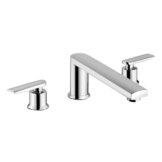 Fortis 6010200PC Vitrina Polished Chrome Two-Handle Deck-Mounted Roman Tub Faucet Trim