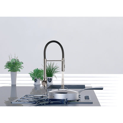 Fortis 7855500BN Scipio Brushed Nickel Culinary Single Handle Pull-Down Kitchen Faucet