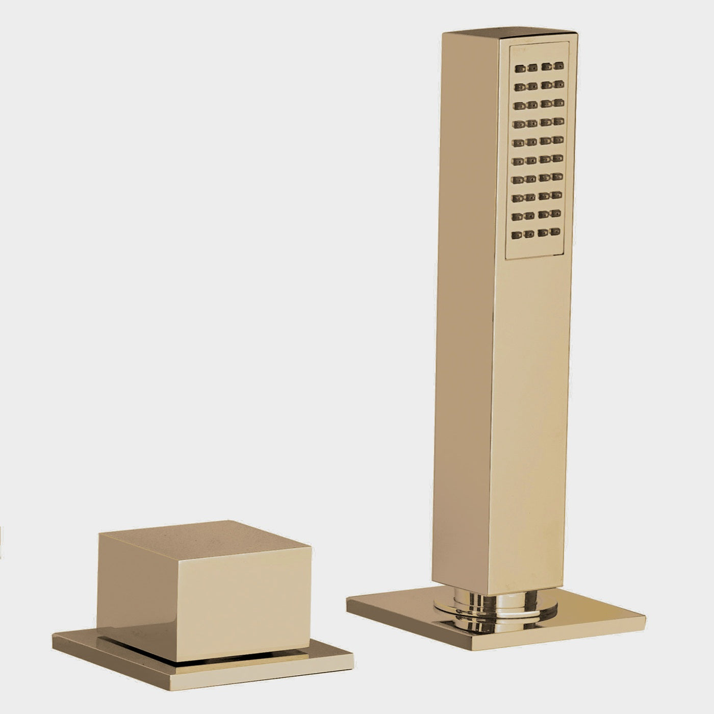 Fortis 844470CBG Brushed Gold Square Roman Tub Hand Shower Diverter Kit