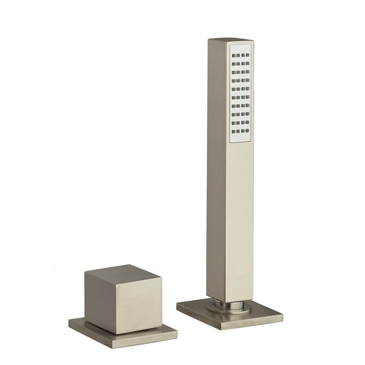 Fortis 844470CBN Brushed Nickel Square Roman Tub Hand Shower Diverter Kit