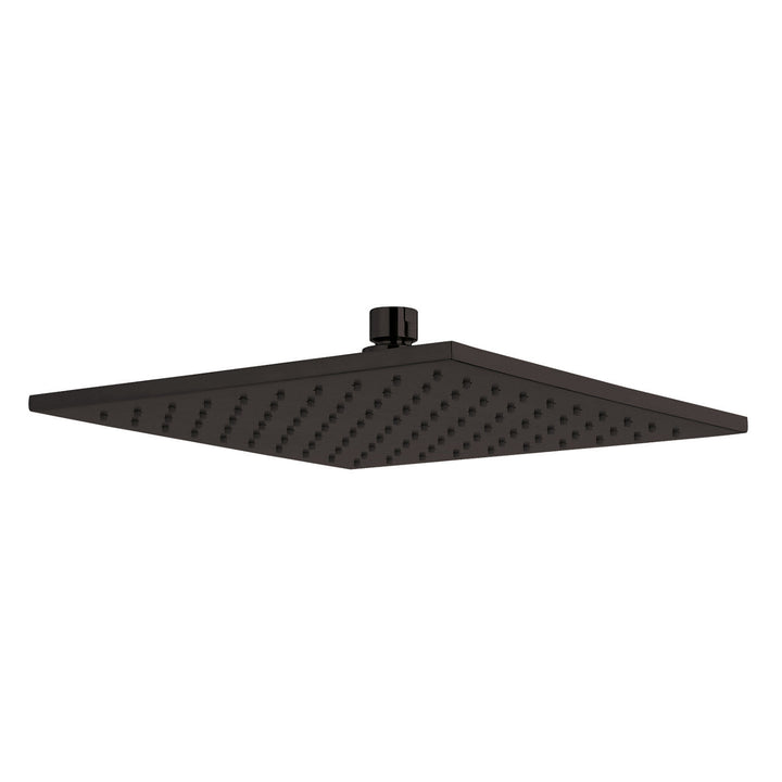 Fortis 84760S2CMB 12" Matte Black Square Rain Shower Head