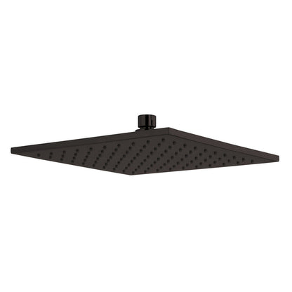 Fortis 84760S2CMB 12" Matte Black Square Rain Shower Head