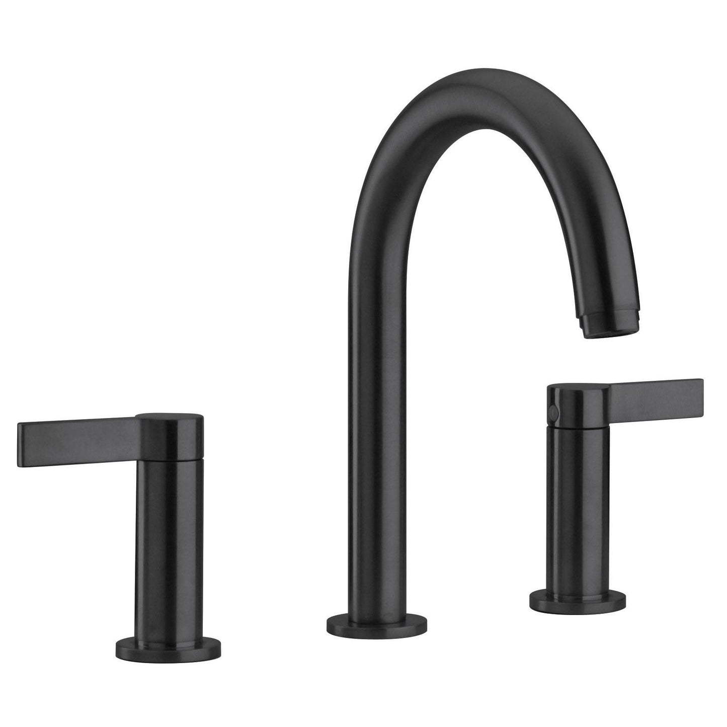 Fortis 9210200MB Brera Matte Black Two-Handle Deck-Mounted Roman Tub Faucet Trim