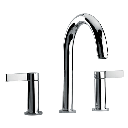 Fortis 9210200PC Brera Polished Chrome Two-Handle Deck-Mounted Roman Tub Faucet Trim