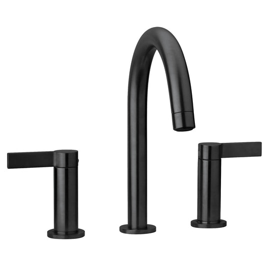 Fortis 922140CMB Brera Matte Black Two-Handle 8" Widespread Bathroom Sink Faucet