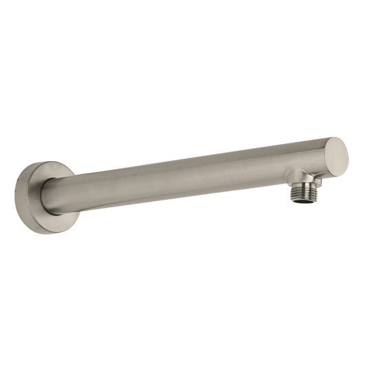 Fortis 92745SPBN 12" Brushed Nickel Wall Mount Shower Arm With Round Flange