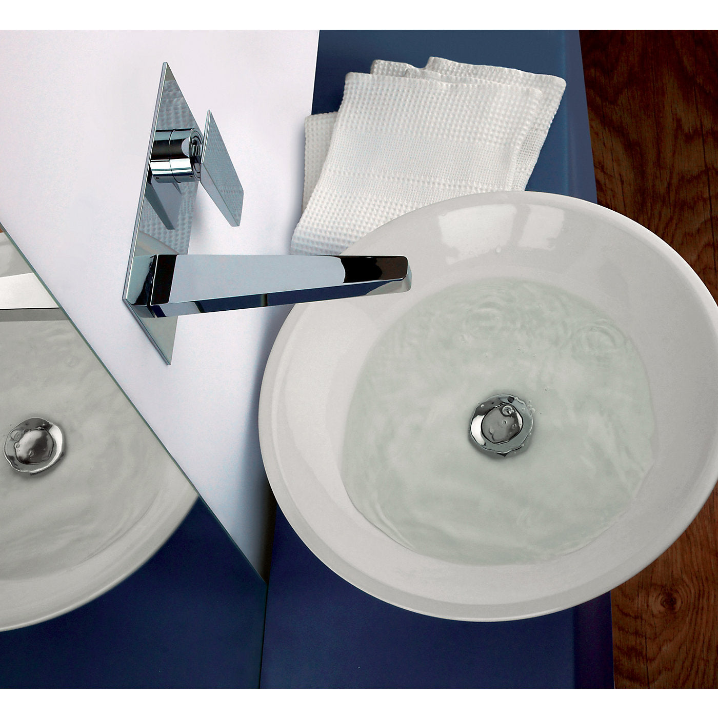 Fortis 942080CMB Abruzzo Matte Black Single-Handle Wall-Mount Bathroom Sink Faucet