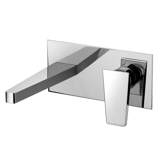 Fortis 942080CPC Abruzzo Polished Chrome Single-Handle Wall-Mount Bathroom Sink Faucet