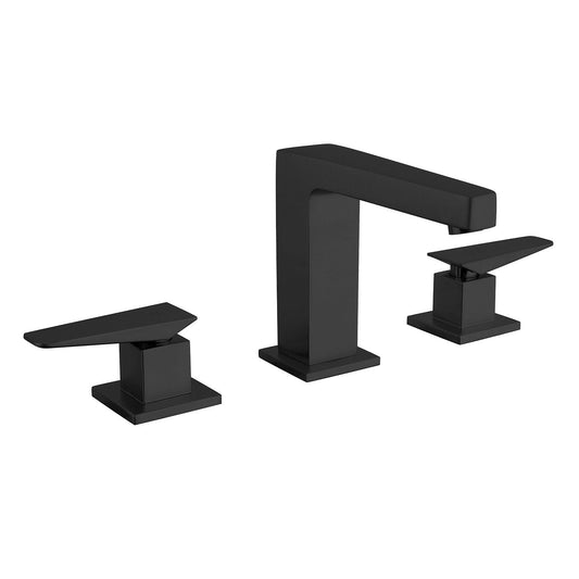 Fortis 942140CMB Abruzzo Matte Black Two-Handle 8" Widespread Bathroom Sink Faucet