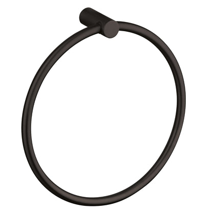 Fortis 9807100MB Matte Black Towel Ring Towel Ring