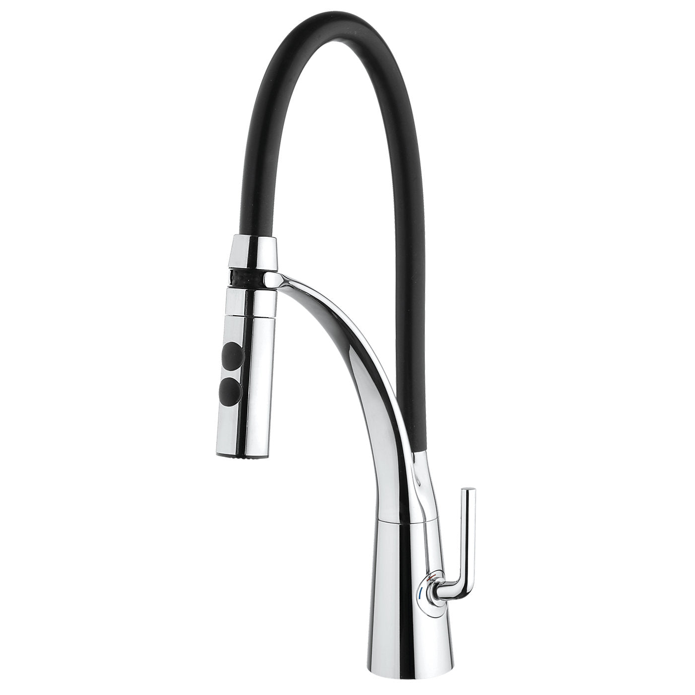 Fortis AC54200PC Julius Polished Chrome Culinary Single Handle Pull-Down Kitchen Faucet