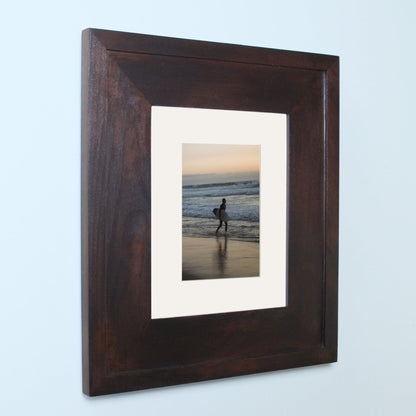 Fox Hollow Furnishings 11" x 14" Coffee Bean Compact Portrait Special 3" Depth Recessed Picture Frame Medicine Cabinet