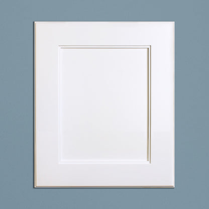 Fox Hollow Furnishings 13" x 16" White Shaker Style Special 3" Depth Recessed Medicine Cabinet