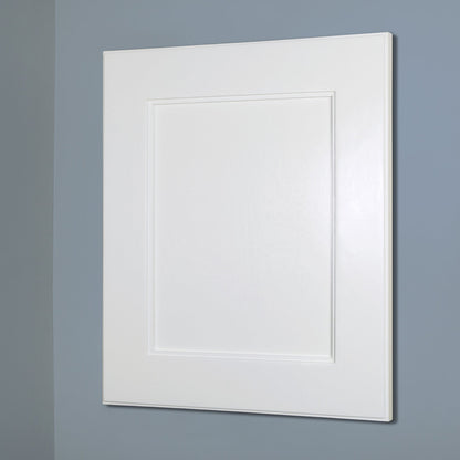 Fox Hollow Furnishings 13" x 16" White Shaker Style Special 3" Depth Recessed Medicine Cabinet