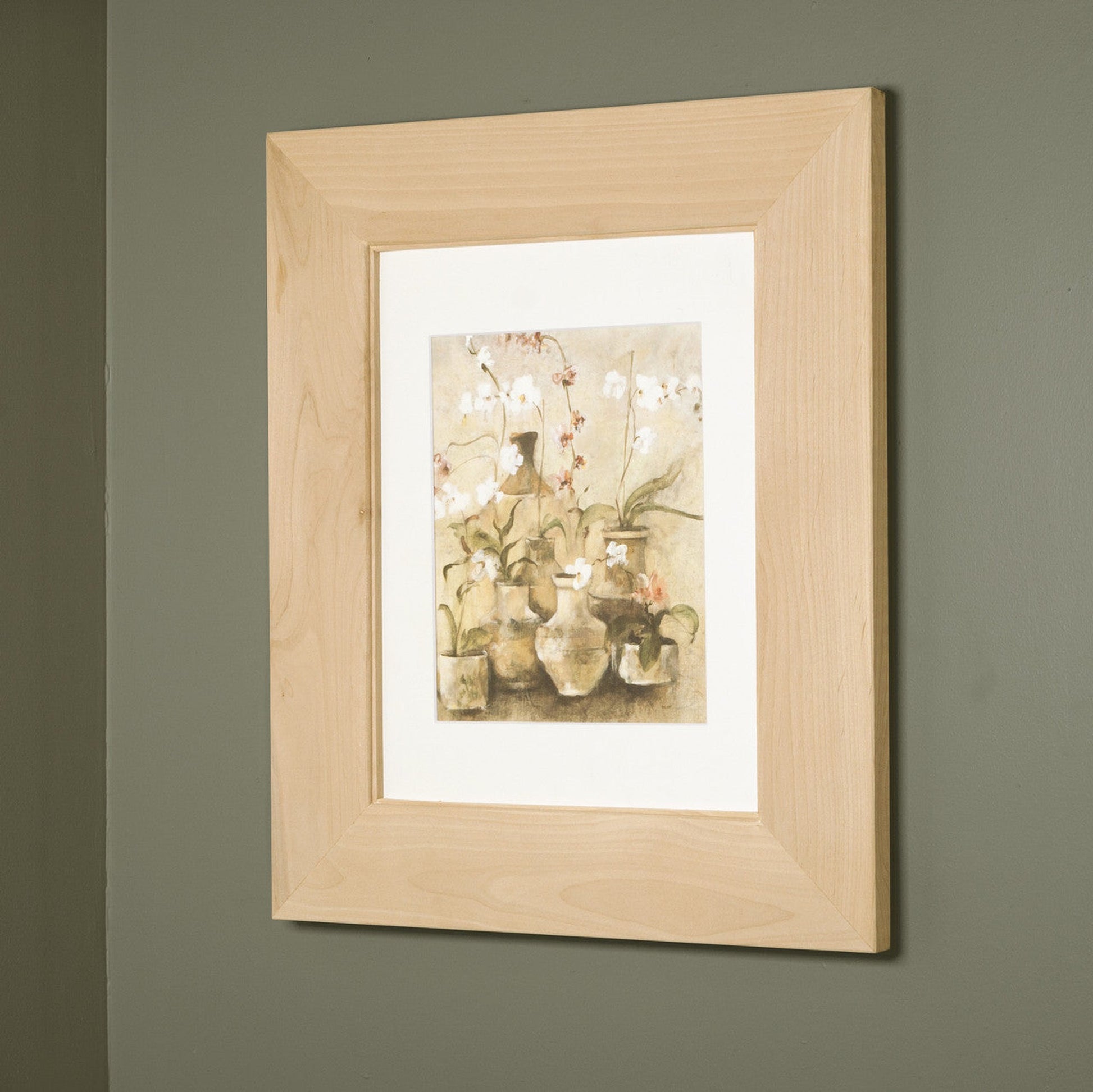 Fox Hollow Furnishings 14" x 16" Regular Unfinished Special 3" Depth Recessed Picture Frame Medicine Cabinet