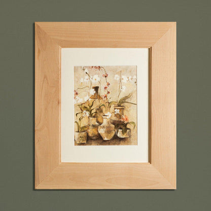 Fox Hollow Furnishings 14" x 18" Large Unfinished Special 3" Depth White Interior Recessed Picture Frame Medicine Cabinet