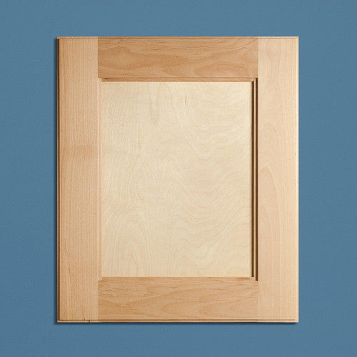 Fox Hollow Furnishings 14" x 18" Unfinished Style Beadboard Natural Interior Standard 4" Depth Recessed Medicine Cabinet With Mirror