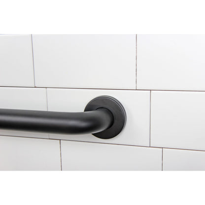 Frost 1001-BLK Series 24" Antimicrobial Matte Black Stainless Steel 1 ½” Diameter Grab Bars (Copy)