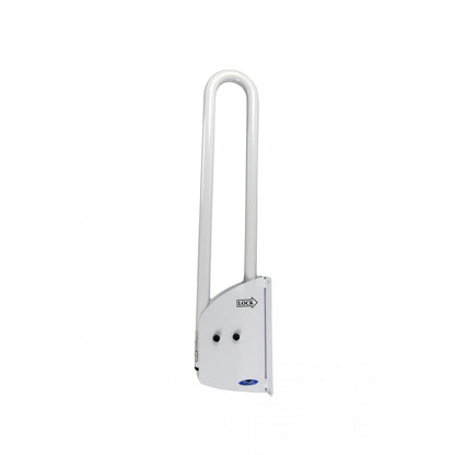 Frost 1055-W Swing Up Wall Mounted White Grab Bar