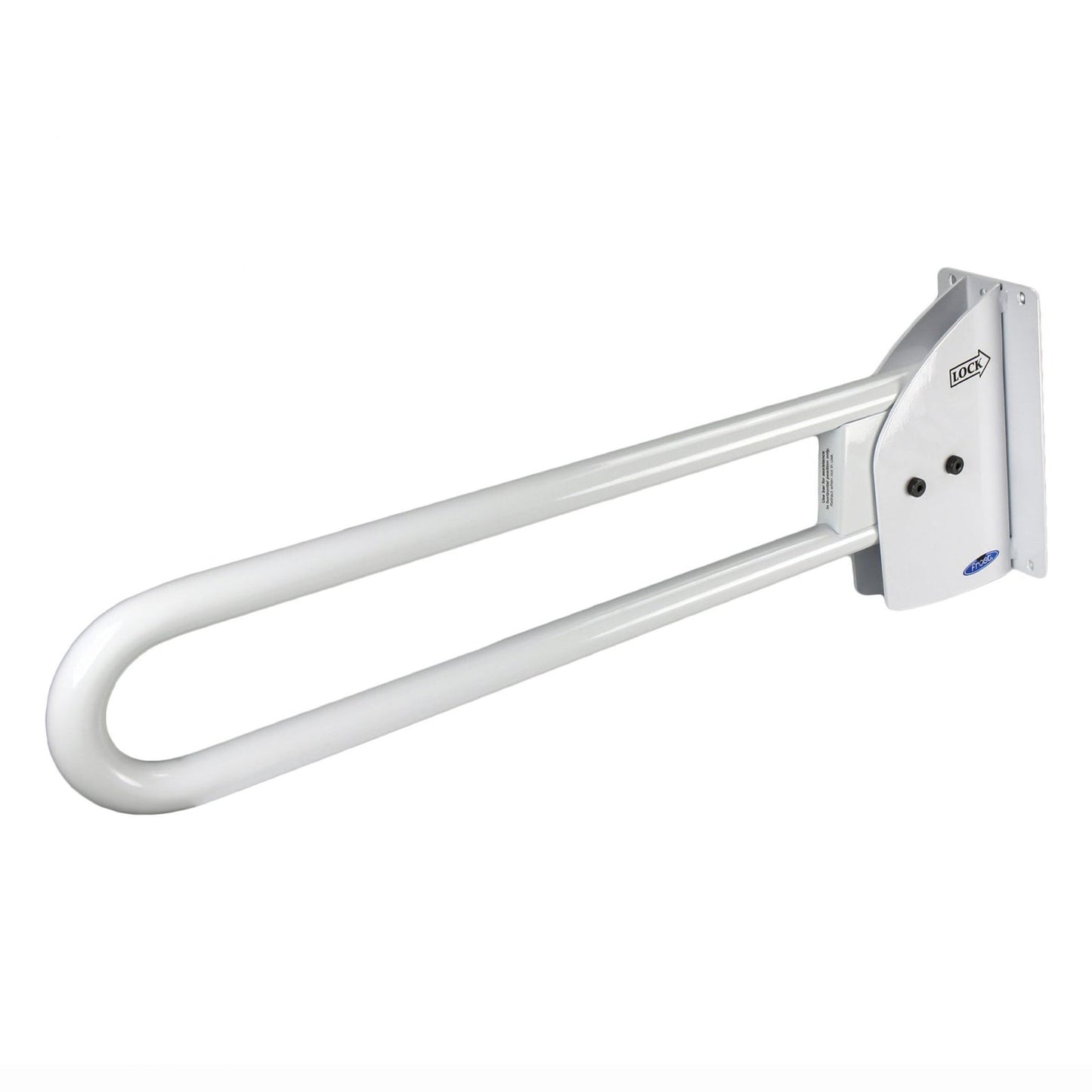 Frost 1055-W Swing Up Wall Mounted White Grab Bar