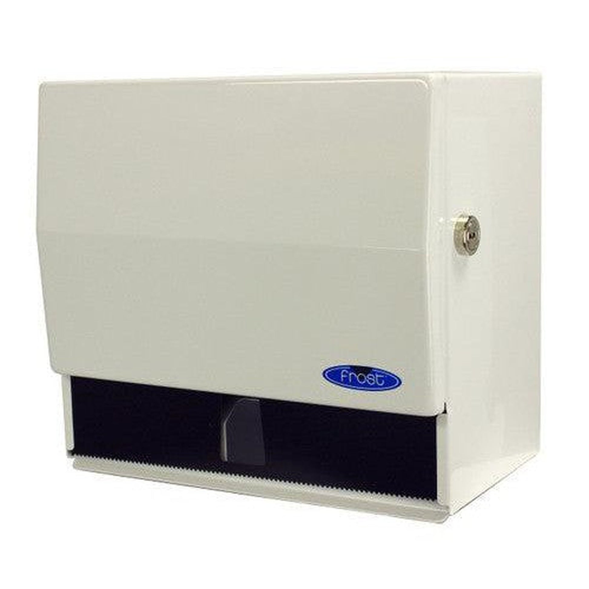 Frost 10.5 x 7.25 x 9.5 White Epoxy Powder Paper Product Dispenser