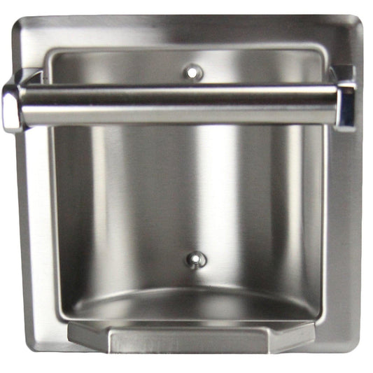 Frost 1133-S Recessed Brushed Stainless Steel Soap Dish