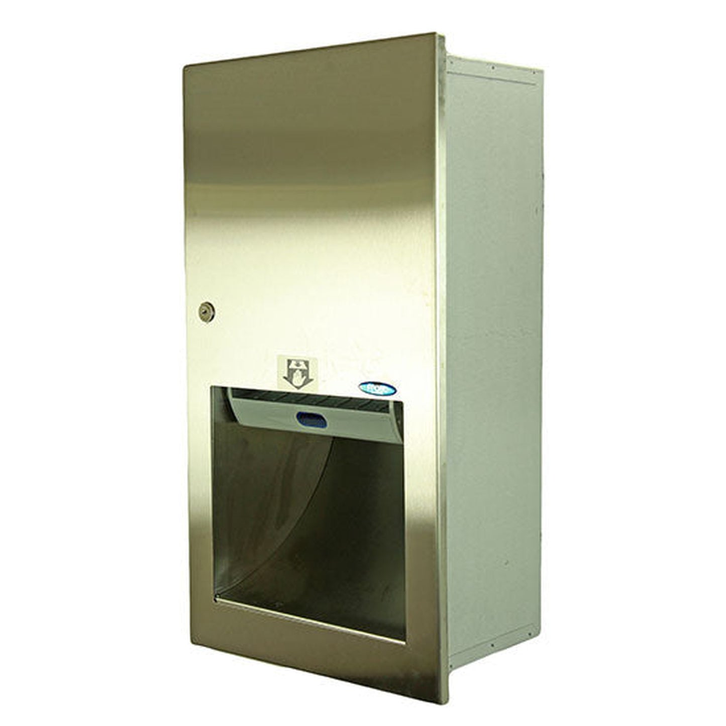 Frost 135-70B Semi Recessed Hands Free Stainless Steel Paper Towel Dispenser