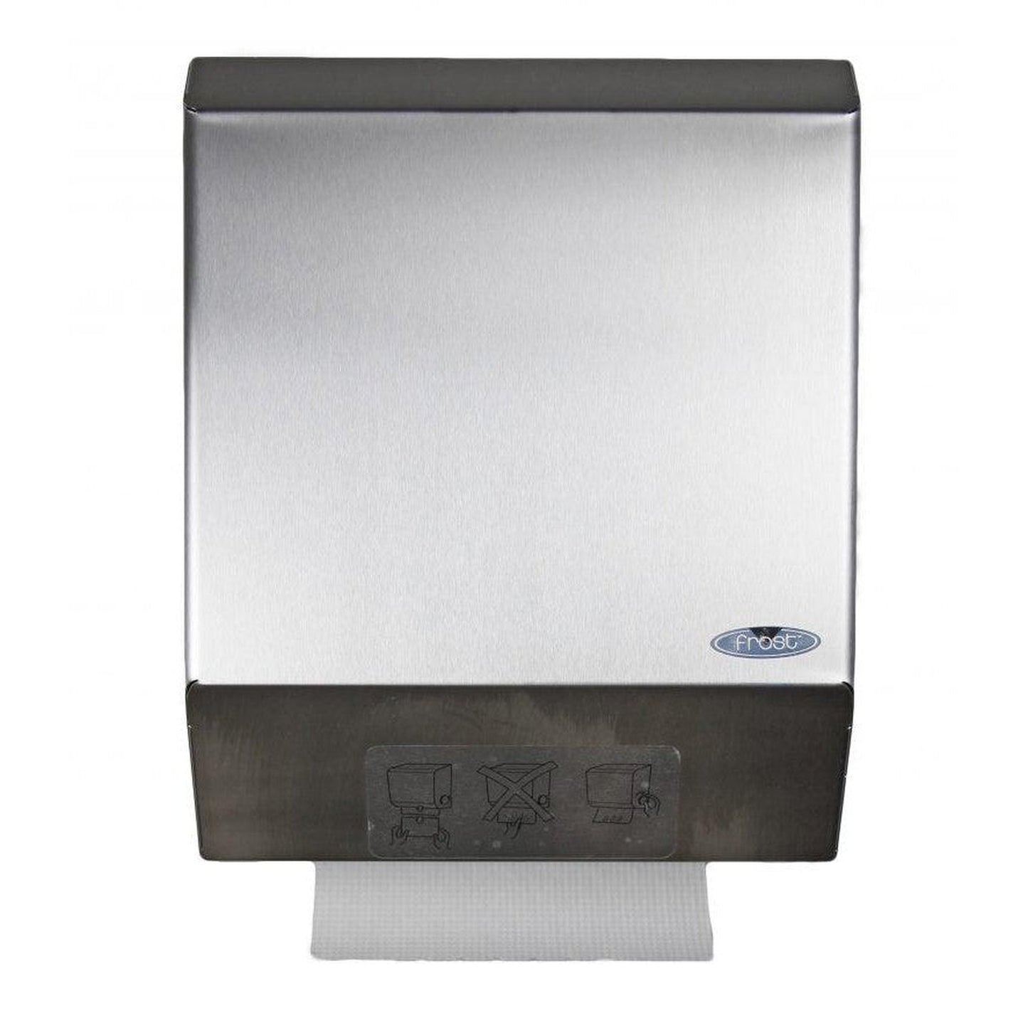 Frost 13.4 x 8.9 x 15 Stainless Steel Satin Paper Product Dispenser