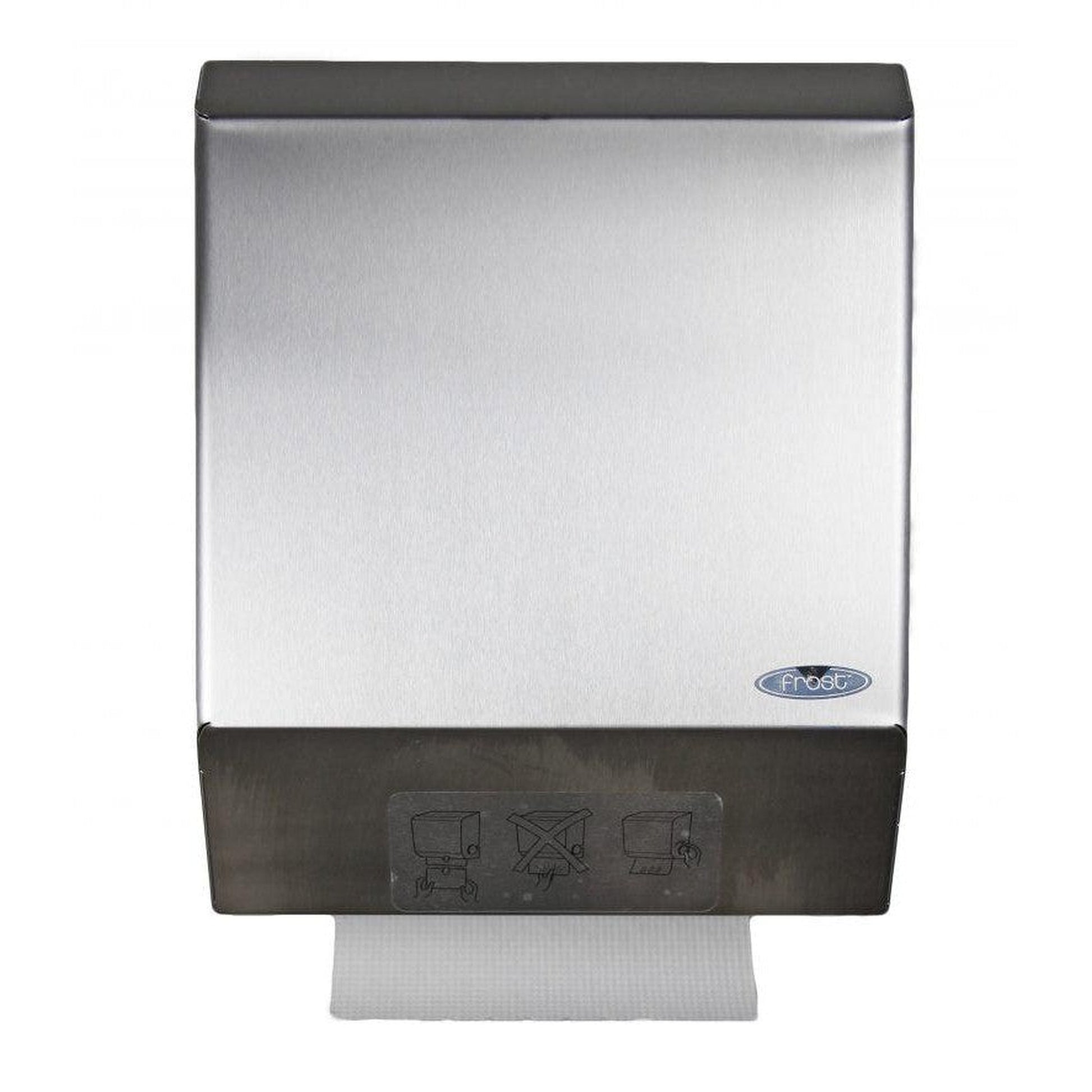 Frost 13.4 x 8.9 x 15 Stainless Steel Satin Paper Product Dispenser