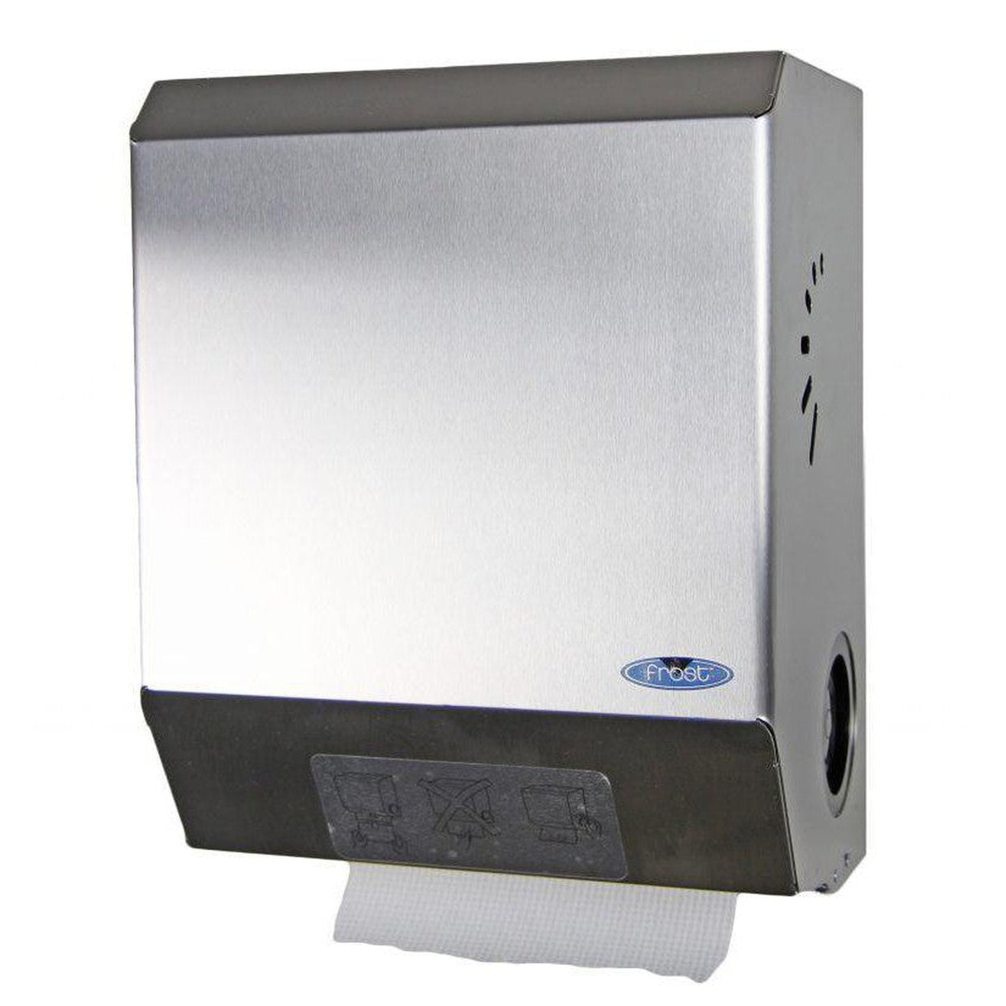 Frost 13.4 x 8.9 x 15 Stainless Steel Satin Paper Product Dispenser