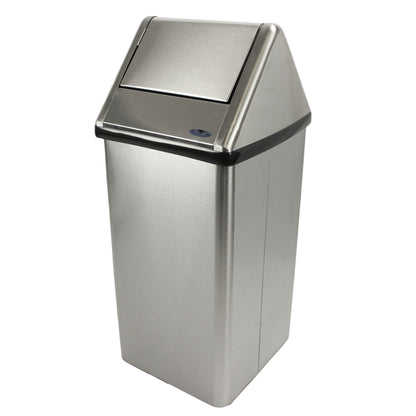 Frost 13.5 x 14.6 x 33.1 Stainless Steel Satin Waste Receptacles