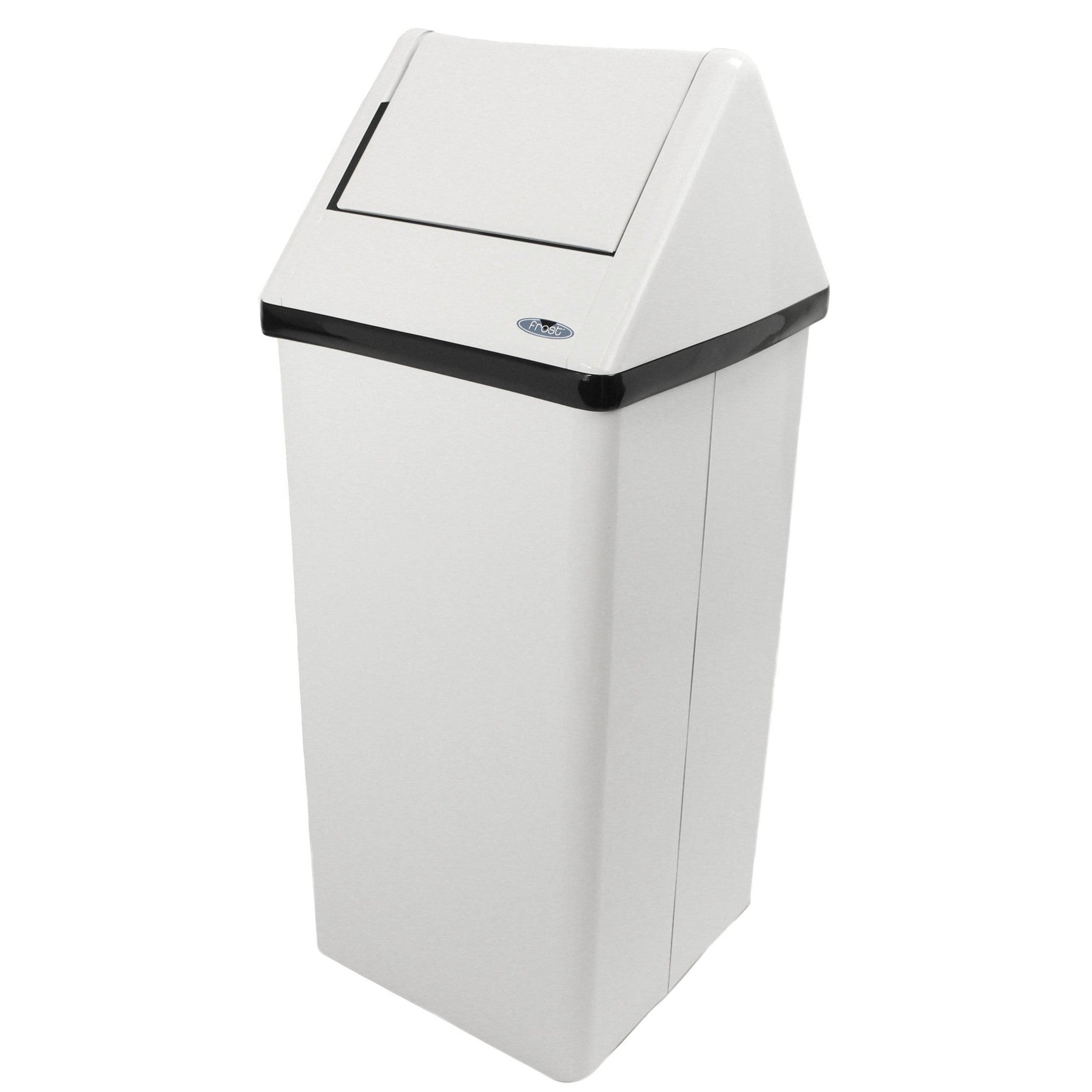 Frost 13.5 x 14.6 x 34.6 White Epoxy Powder Waste Receptacles – US Bath ...