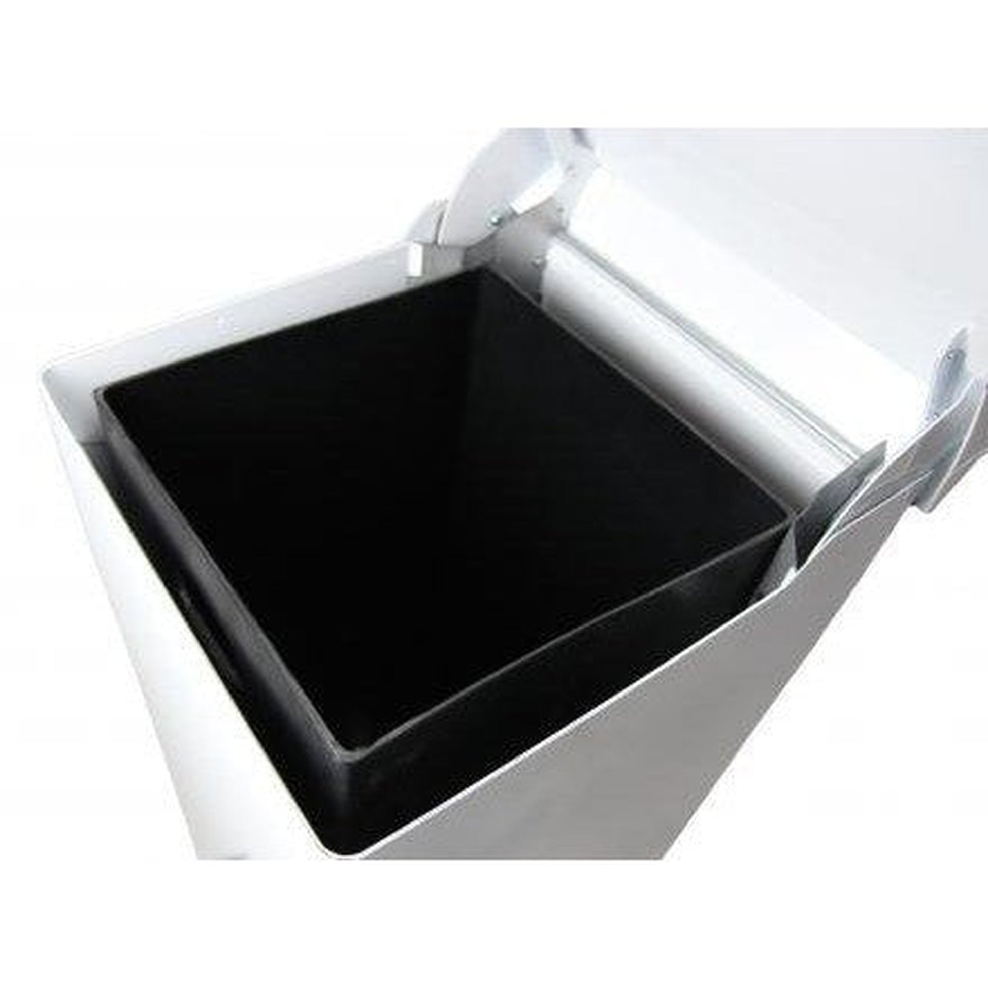 Frost 14.5 x 16 x 33.6 White Epoxy Powder Waste Receptacles