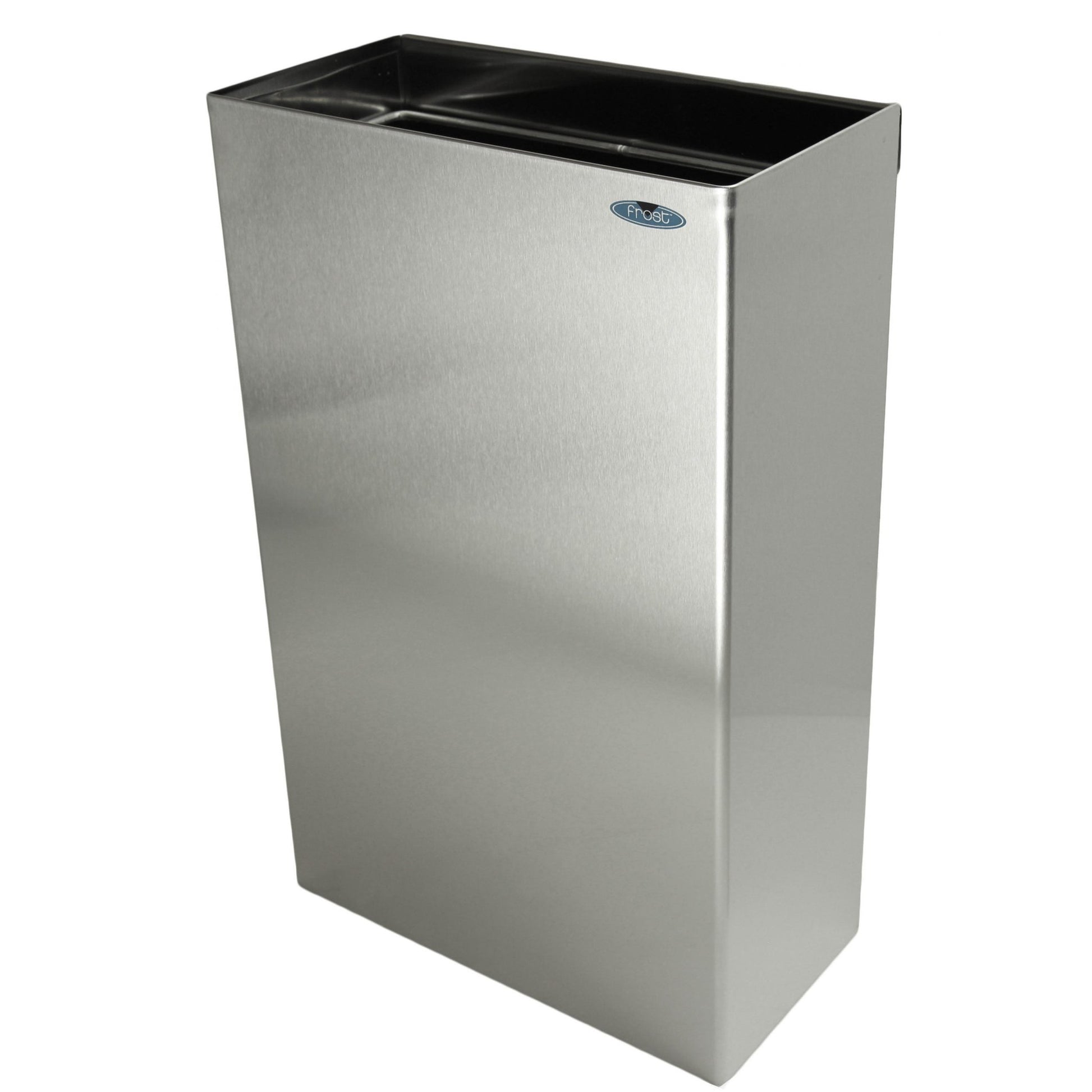 Frost 15.25 x 7.5 x 24.25 Stainless Steel Satin Waste Receptacles