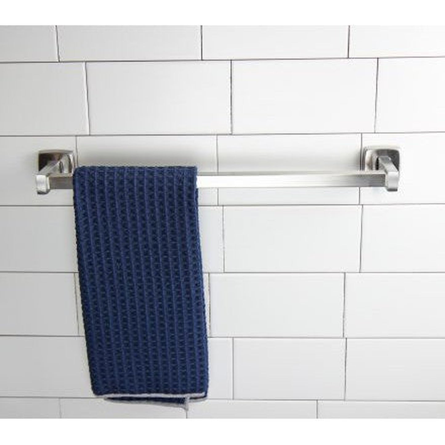 Frost 18 x 3.5 x 3 Brushed Stainless Steel Towel Rack