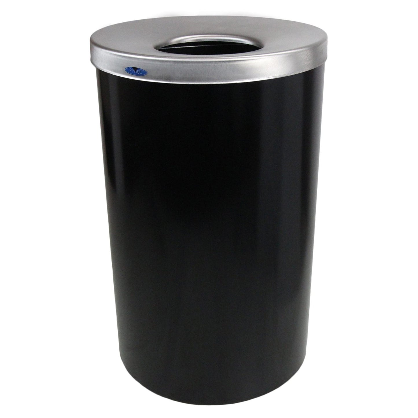 Frost 18.5 x 18.5 x 29.4 Black Powder Coated Waste Receptacles