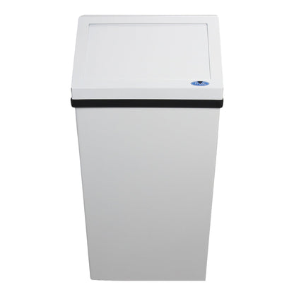 Frost 303 Free Standing White Waste Receptacle with Liner