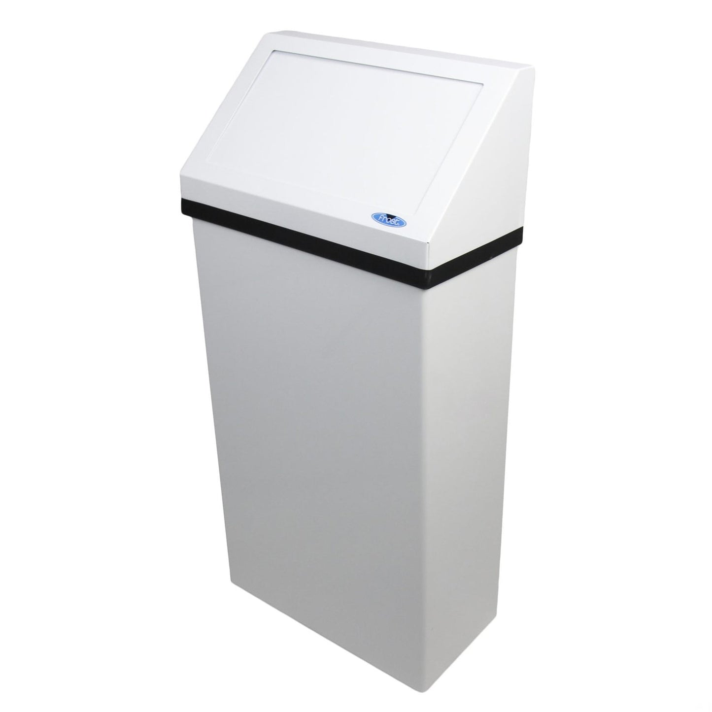 Frost 303 Free Standing White Waste Receptacle with Liner