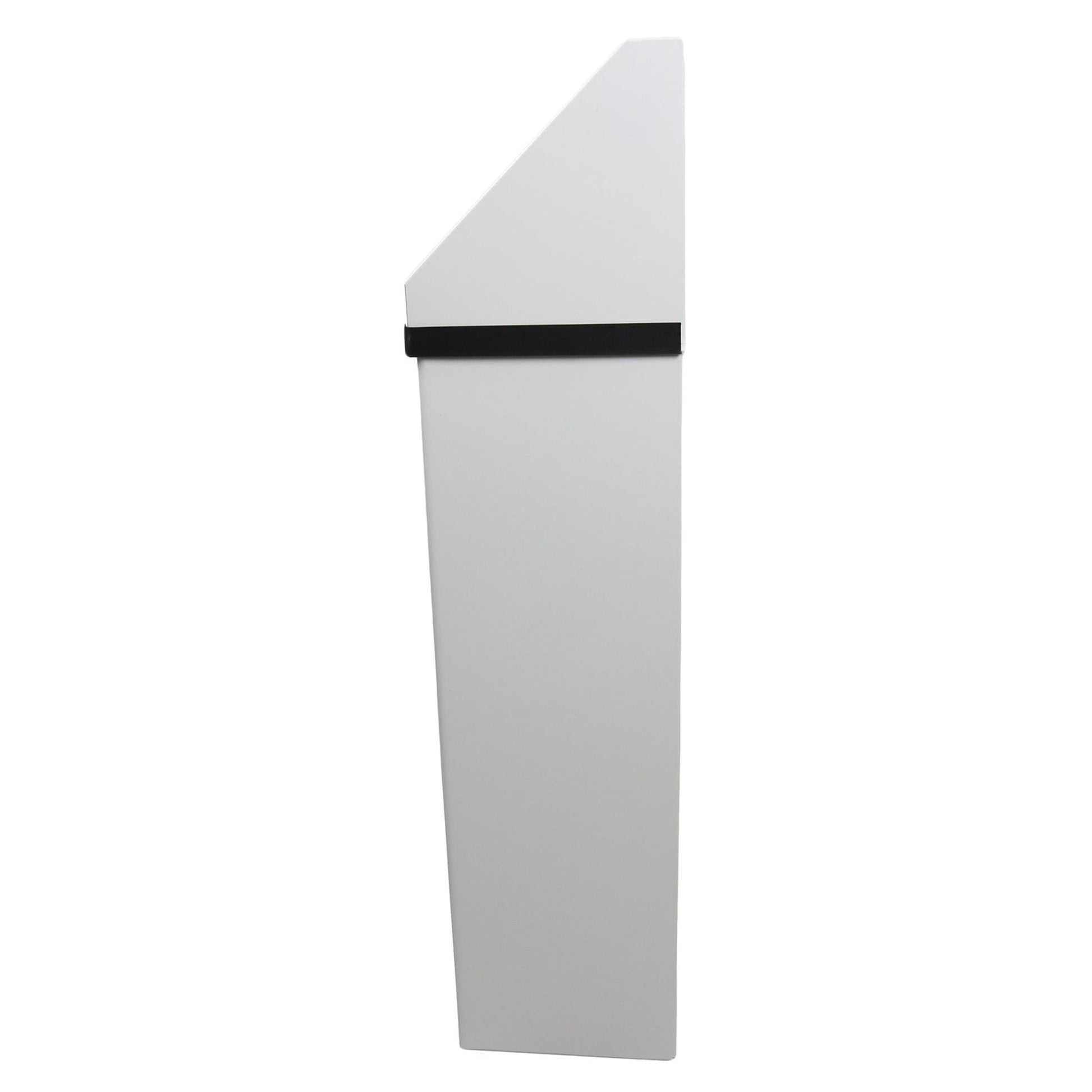 Frost 303-NL Wall Mounted White Waste Receptacle