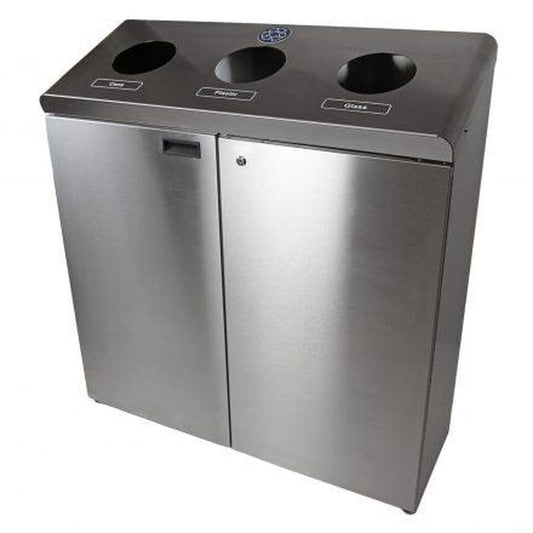 Frost 36.6 x 14 x 40.1 Stainless Steel Satin Waste Receptacles