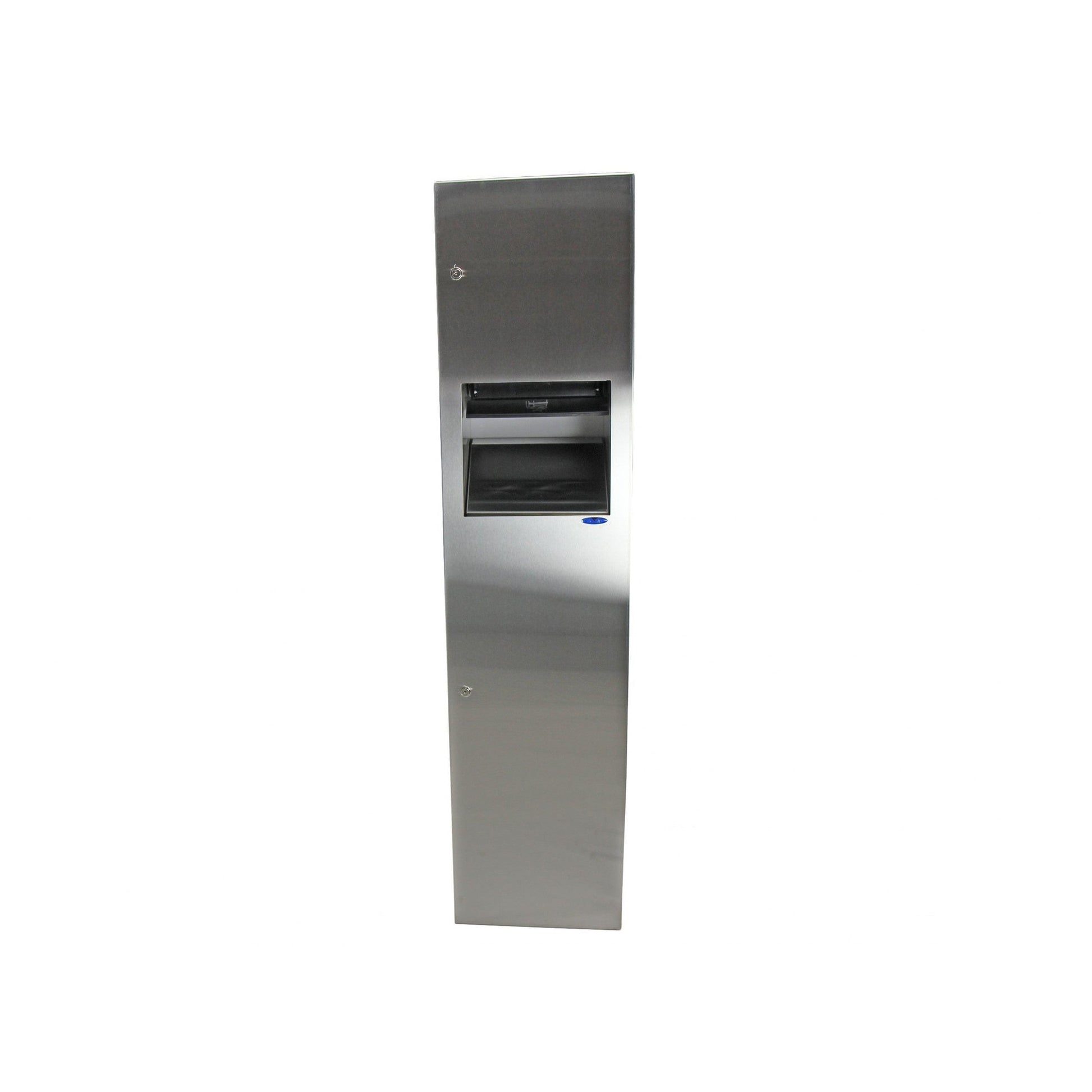 Frost 400-50A Recessed Control Roll Stainless Steel Paper Dispenser and Disposal