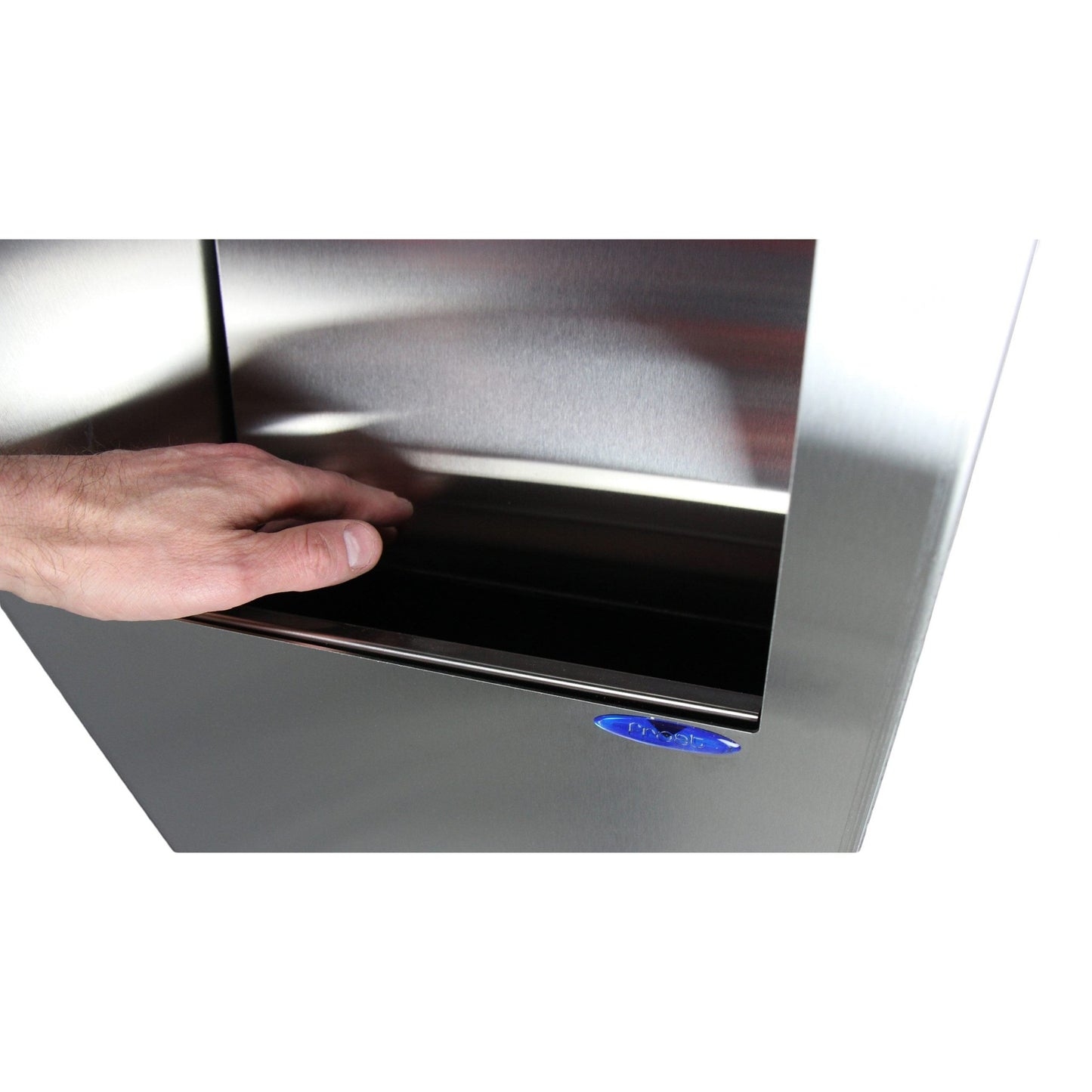Frost 400-50A Recessed Control Roll Stainless Steel Paper Dispenser and Disposal
