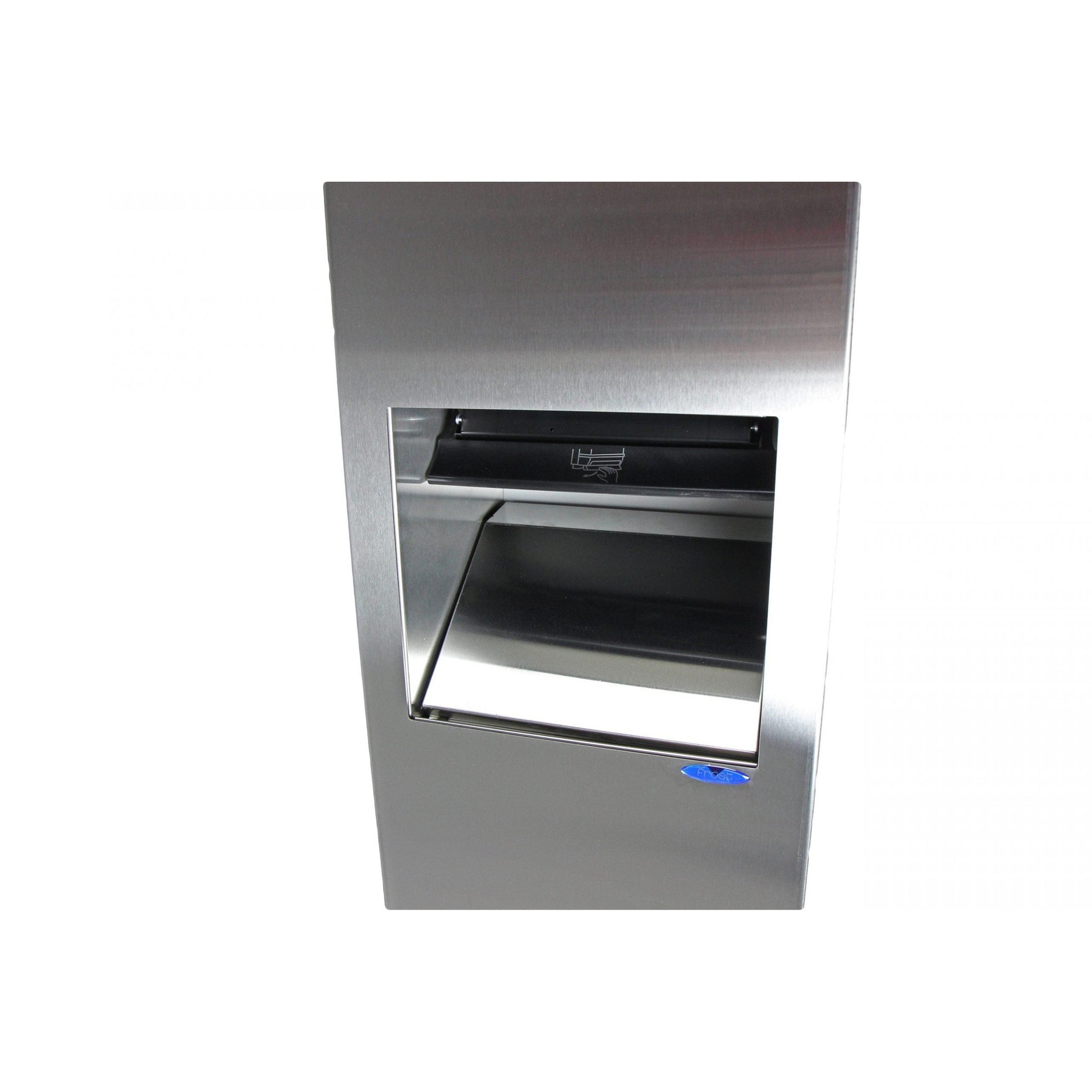 Frost 400-50B Semi Recessed Control Roll Stainless Steel Paper Dispenser and Disposal