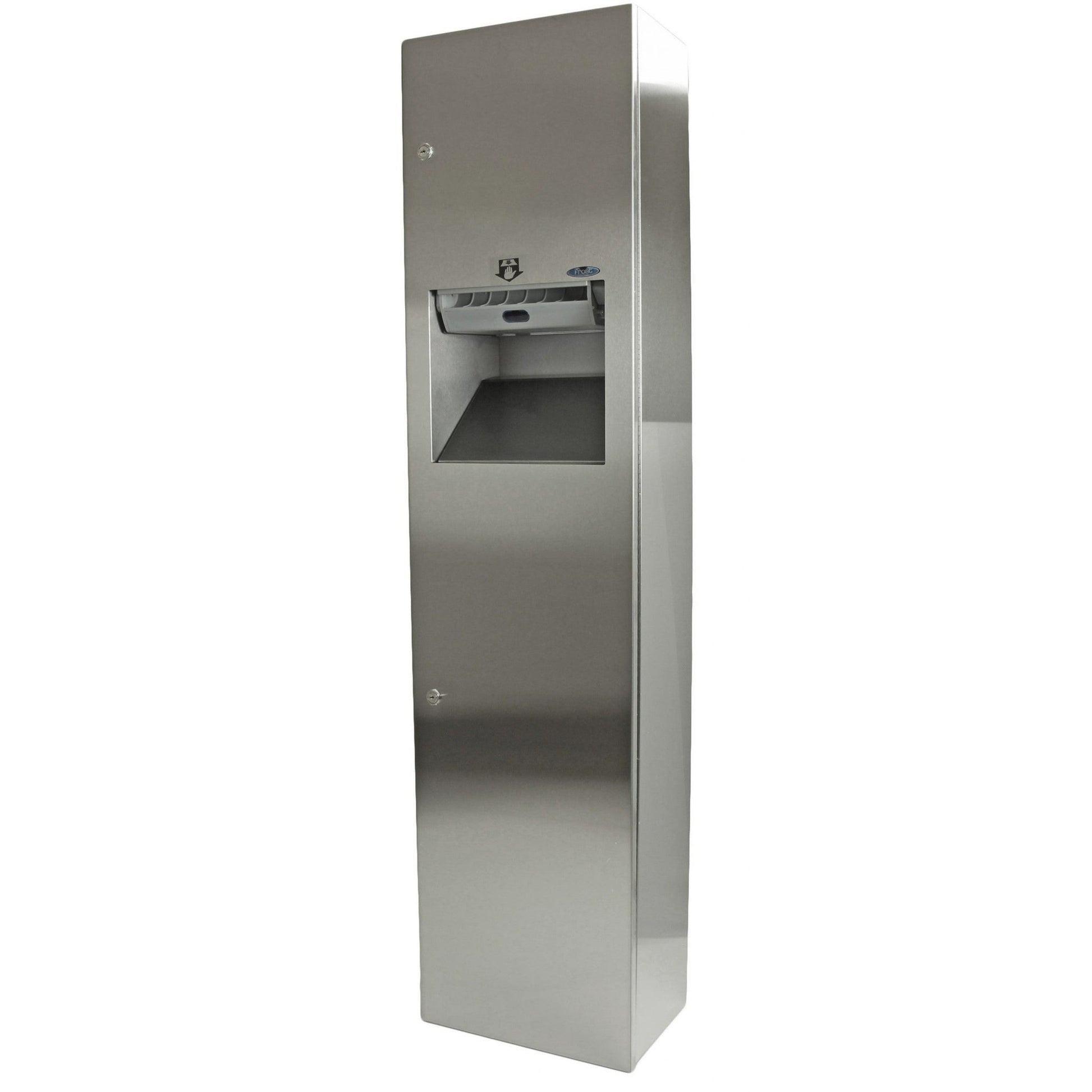 Frost 400-70C Wall Mounted Auto Roll Stainless Steel Paper Dispenser and Disposal