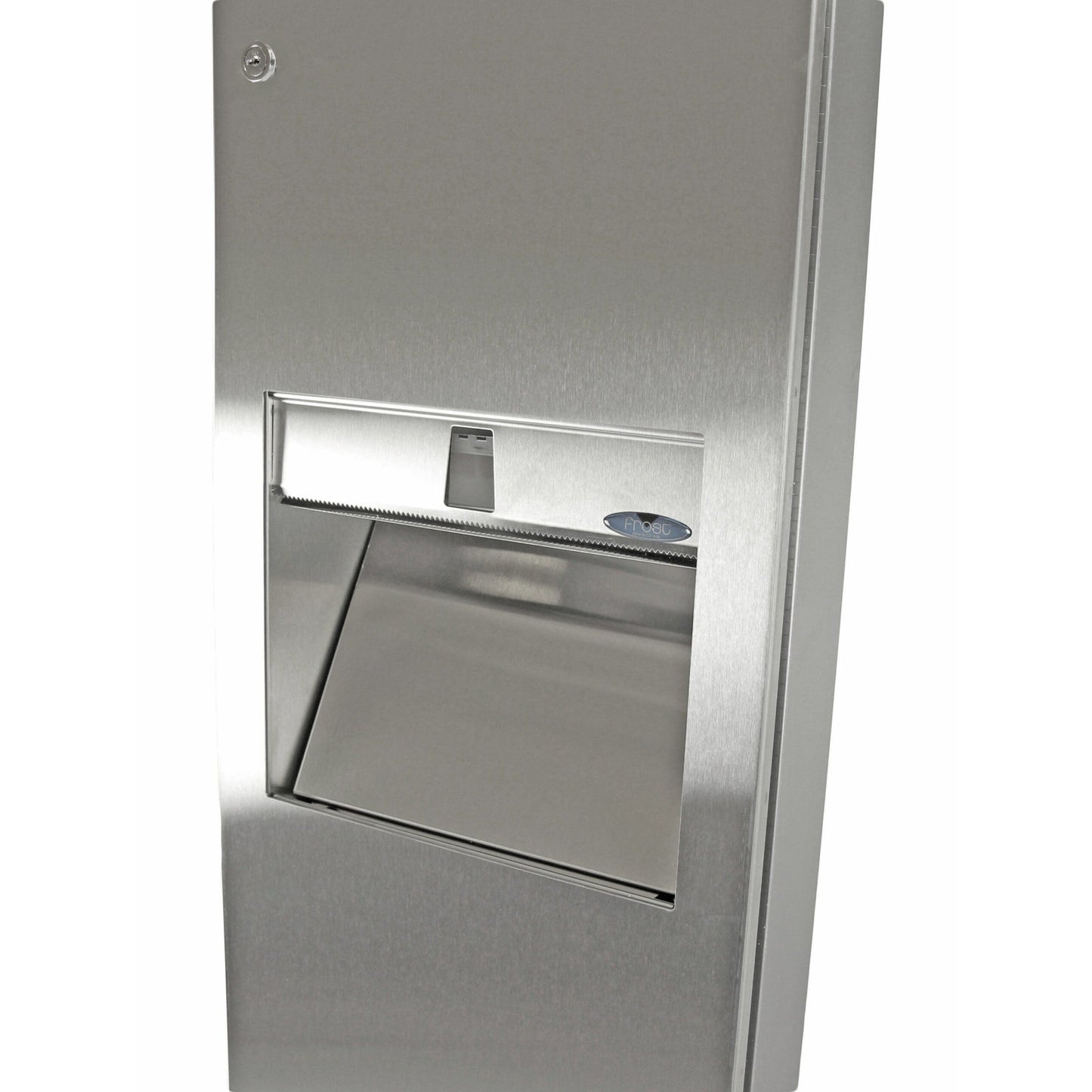 Frost 400-A Recessed Stainless Steel Paper Dispenser and Disposal