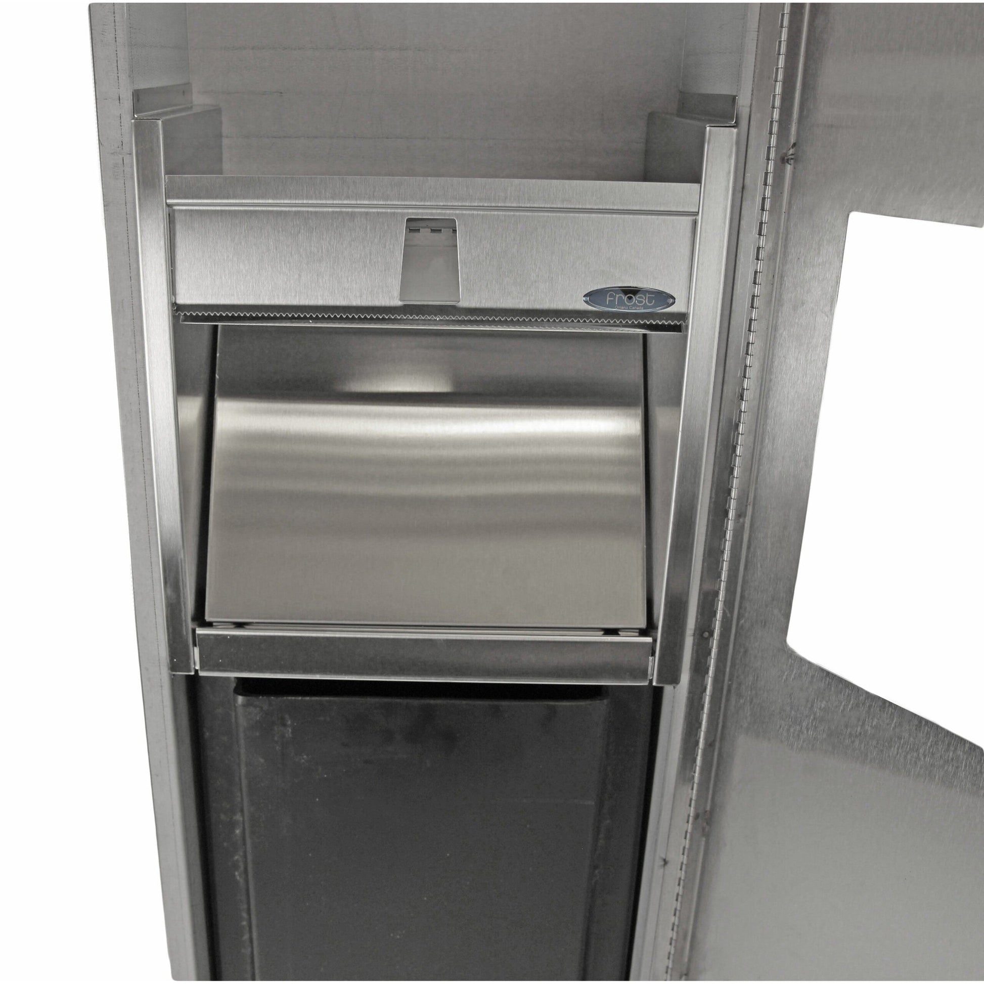 Frost 400-A Recessed Stainless Steel Paper Dispenser and Disposal